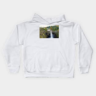 Snoqualmie Falls in Autumn 2 Kids Hoodie